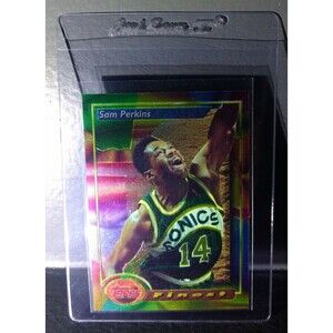 1993-94 Topps Finest Sam Perkins #186 Basketball Card